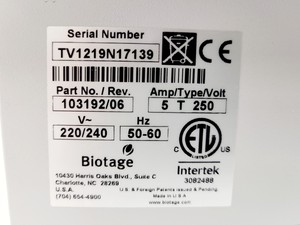 Thumbnail image of Biotage TurboVap II Sample Evaporator & 10x 200ml Biotage Tubes Lab