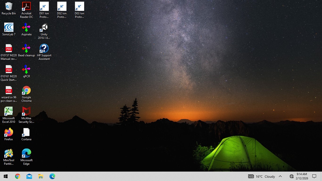 Image of Covaris M220 Focused-Ultrasonicator w/ Notebook & SonoLab 7.1 Software Lab