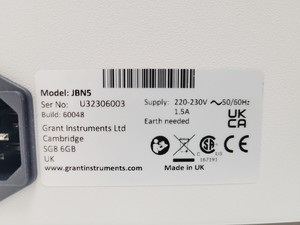 Thumbnail image of Grant Instruments JBN5 5L Unstirred Waterbath Lab