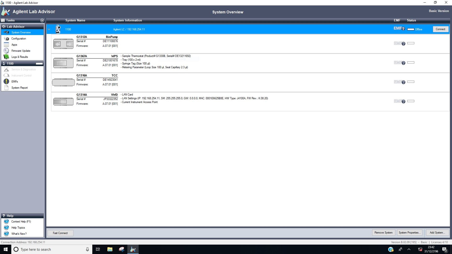 Image of Agilent 1100 Series HPLC System G1321A, G1314A, G1316A, G1312A, G1367A, G1330B