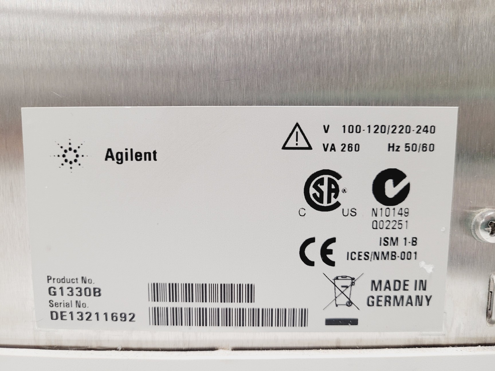 Image of Agilent 1100 Series HPLC System G1321A, G1314A, G1316A, G1312A, G1367A, G1330B