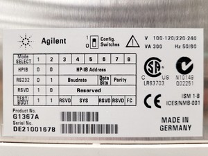 Thumbnail image of Agilent 1100 Series HPLC System G1321A, G1314A, G1316A, G1312A, G1367A, G1330B