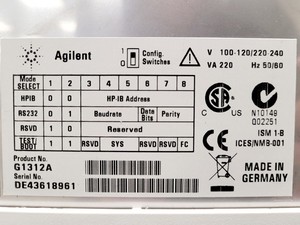 Thumbnail image of Agilent 1100 Series HPLC System G1321A, G1314A, G1316A, G1312A, G1367A, G1330B