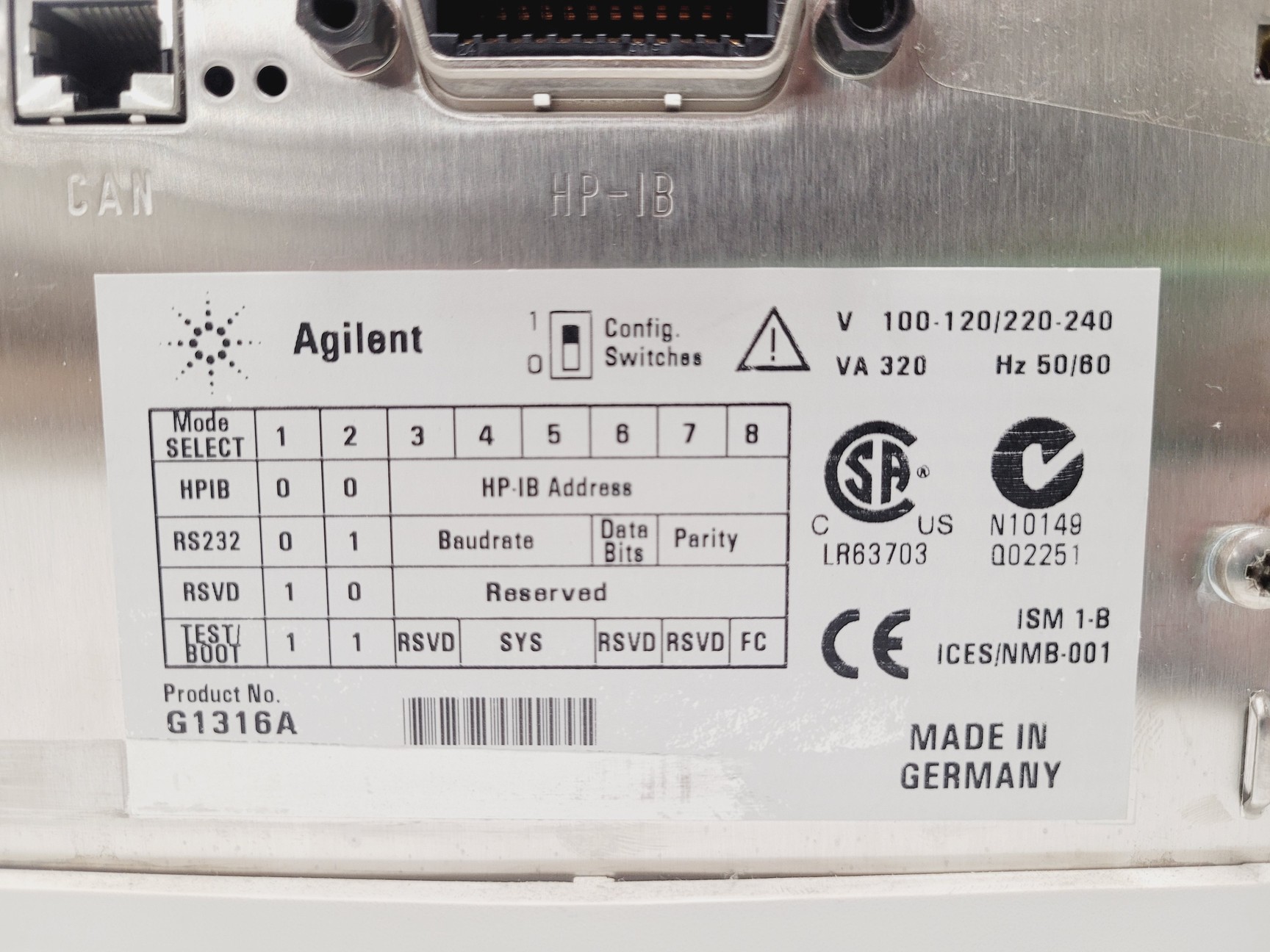 Image of Agilent 1100 Series HPLC System G1321A, G1314A, G1316A, G1312A, G1367A, G1330B
