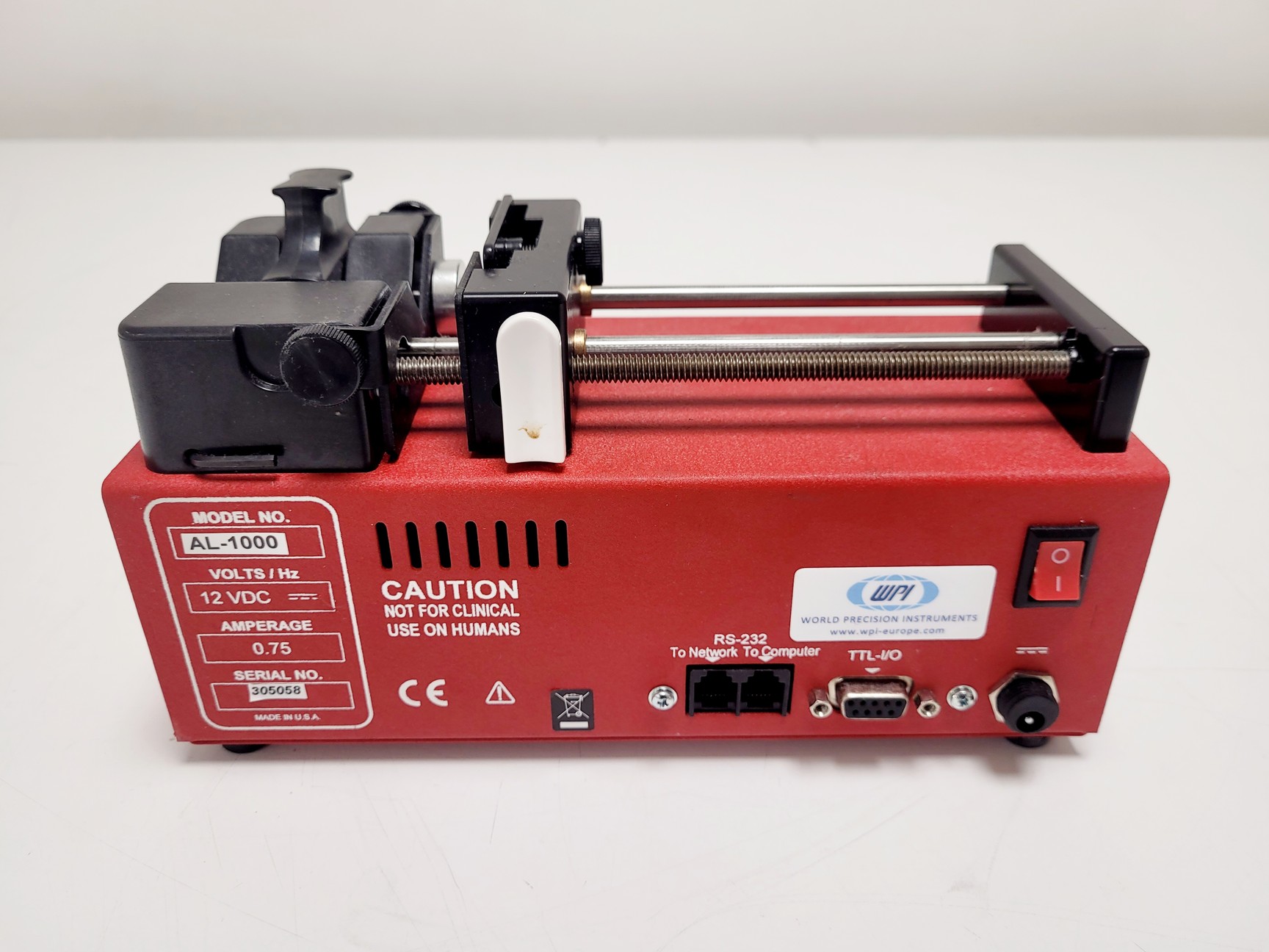 Image of WPI AL-1000 Aladdin SyringeONE Programmable Syringe Pump Lab