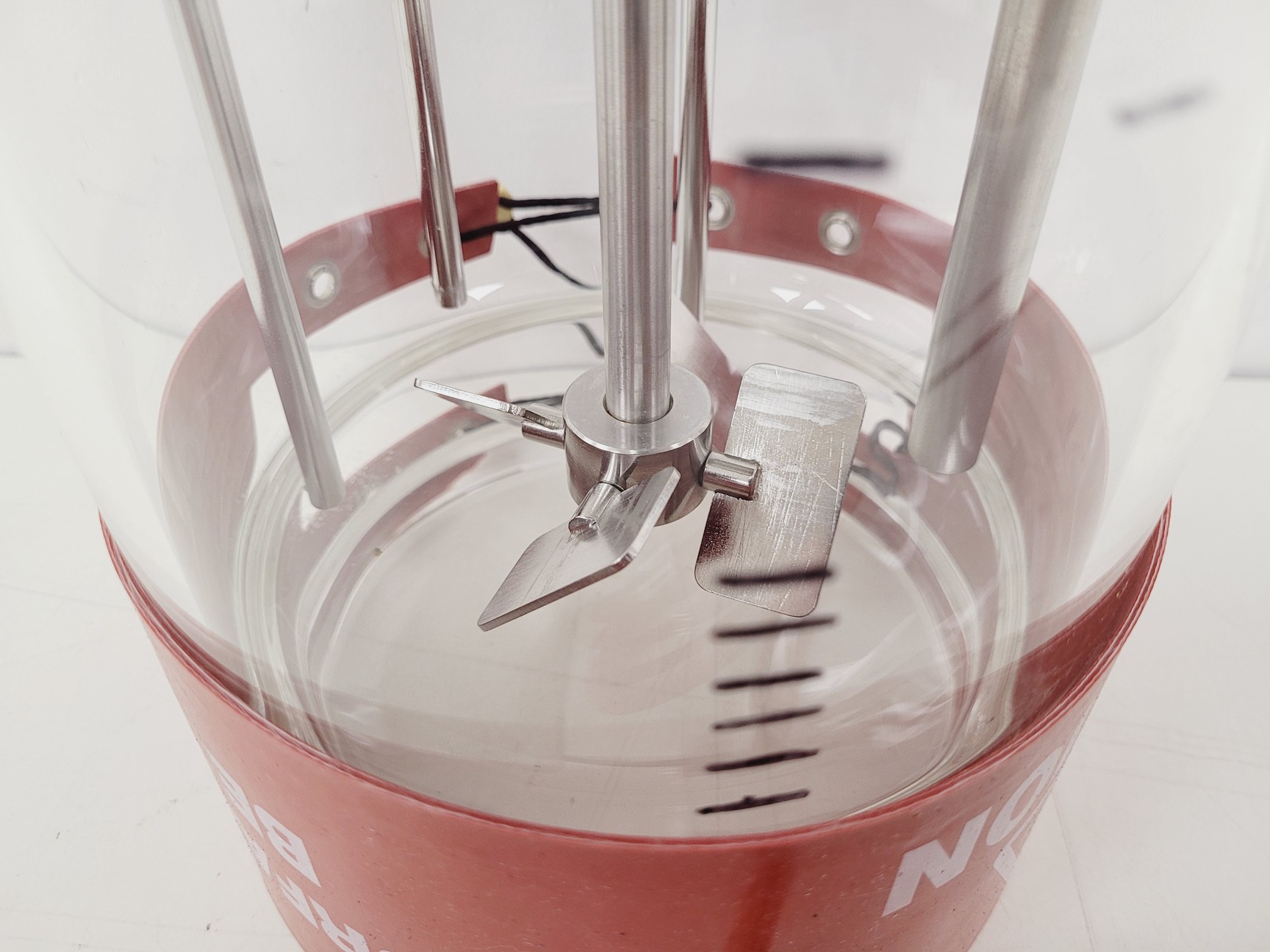 Image of Electrolab 2L Bioreactor Vessel with Head Plate, Ports, Tube & Heated Jacket