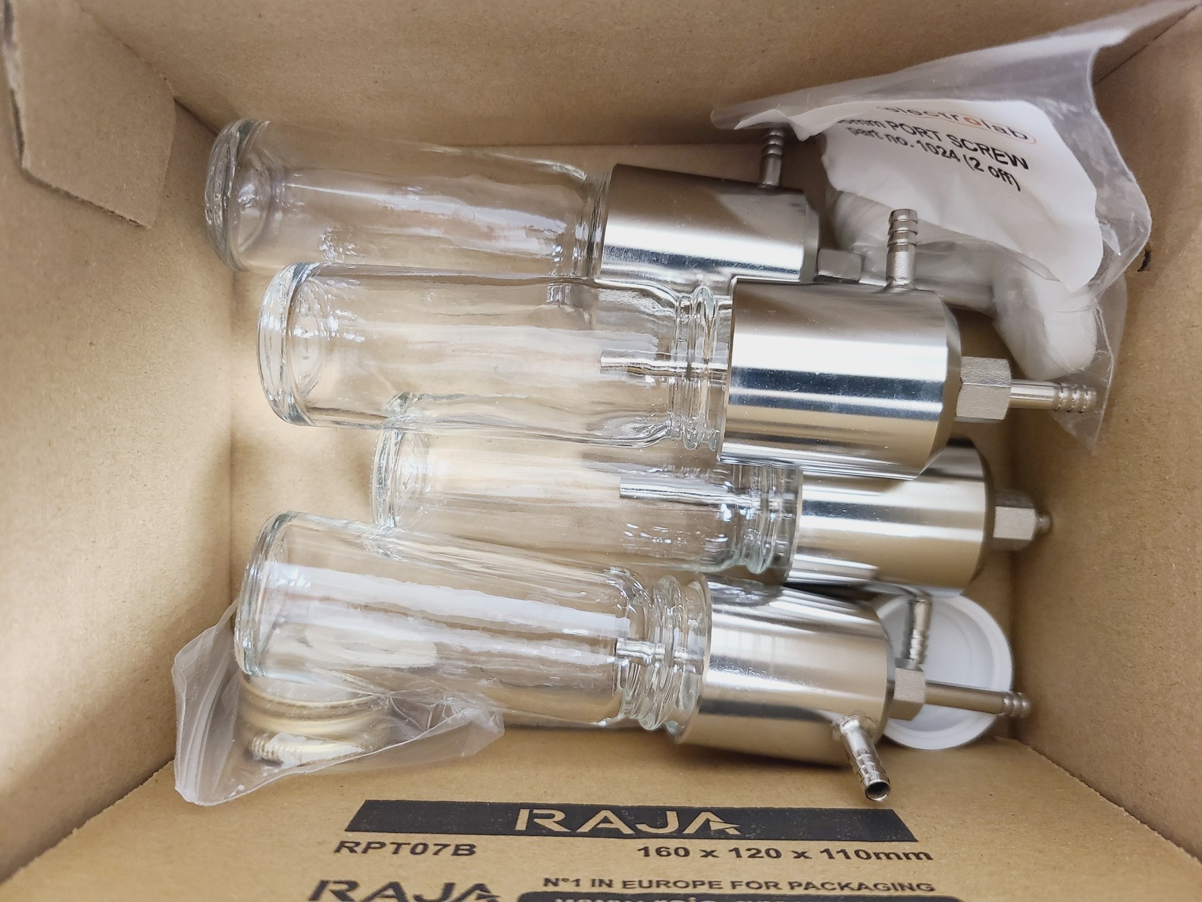 Image of Electrolab 10L Vessel with Head Plate, Ports, Tube, Heated Jacket & Accessories