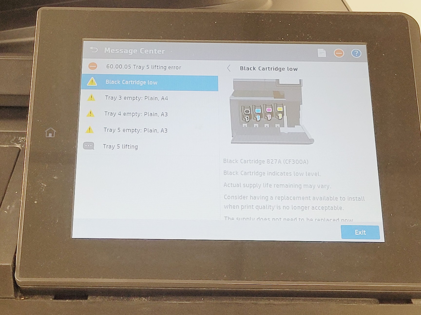 Image of HP Colour Laser Jet Flow MFP M880 Series Printer