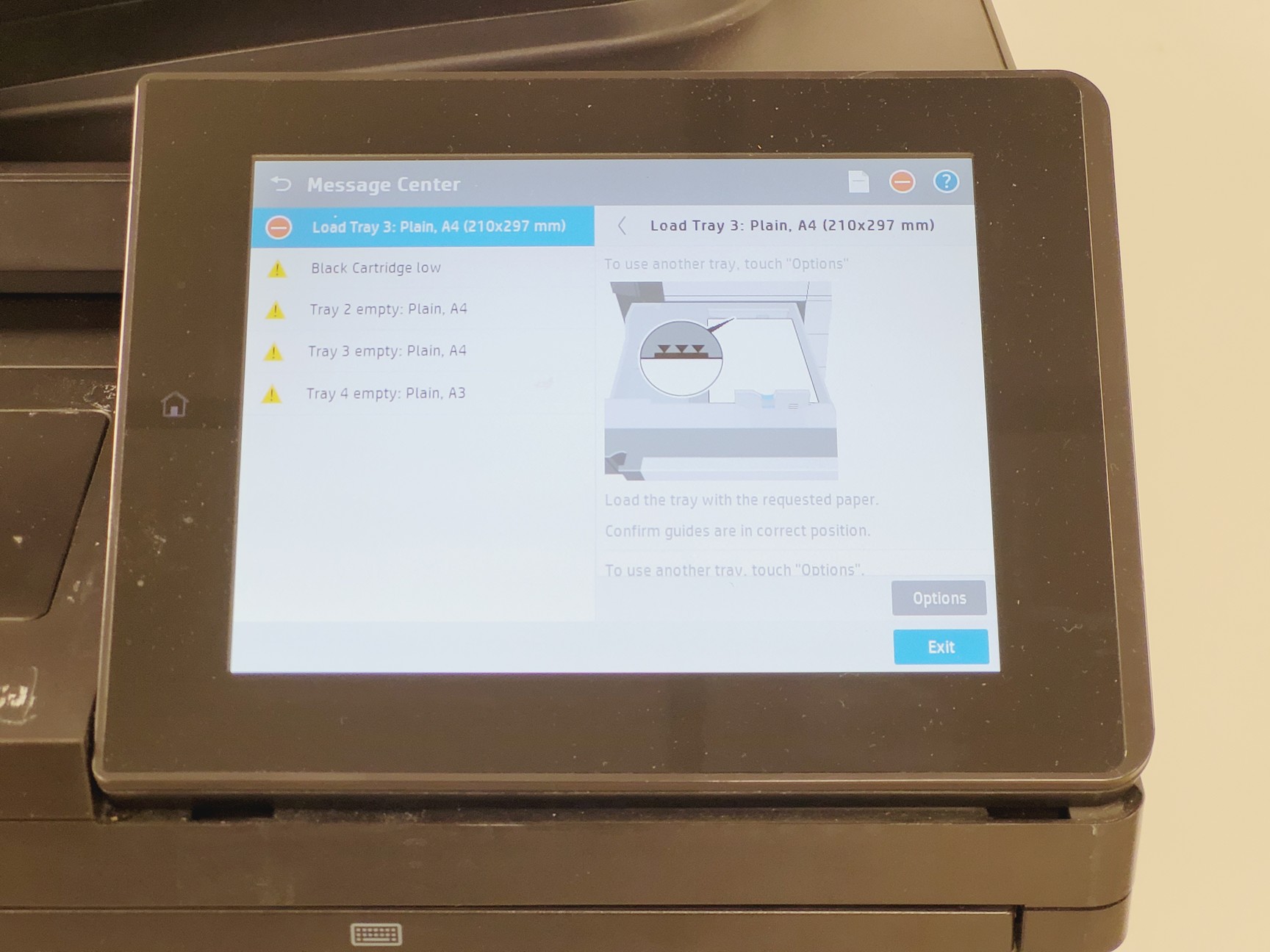 Image of HP Colour Laser Jet Flow MFP M880 Series Printer