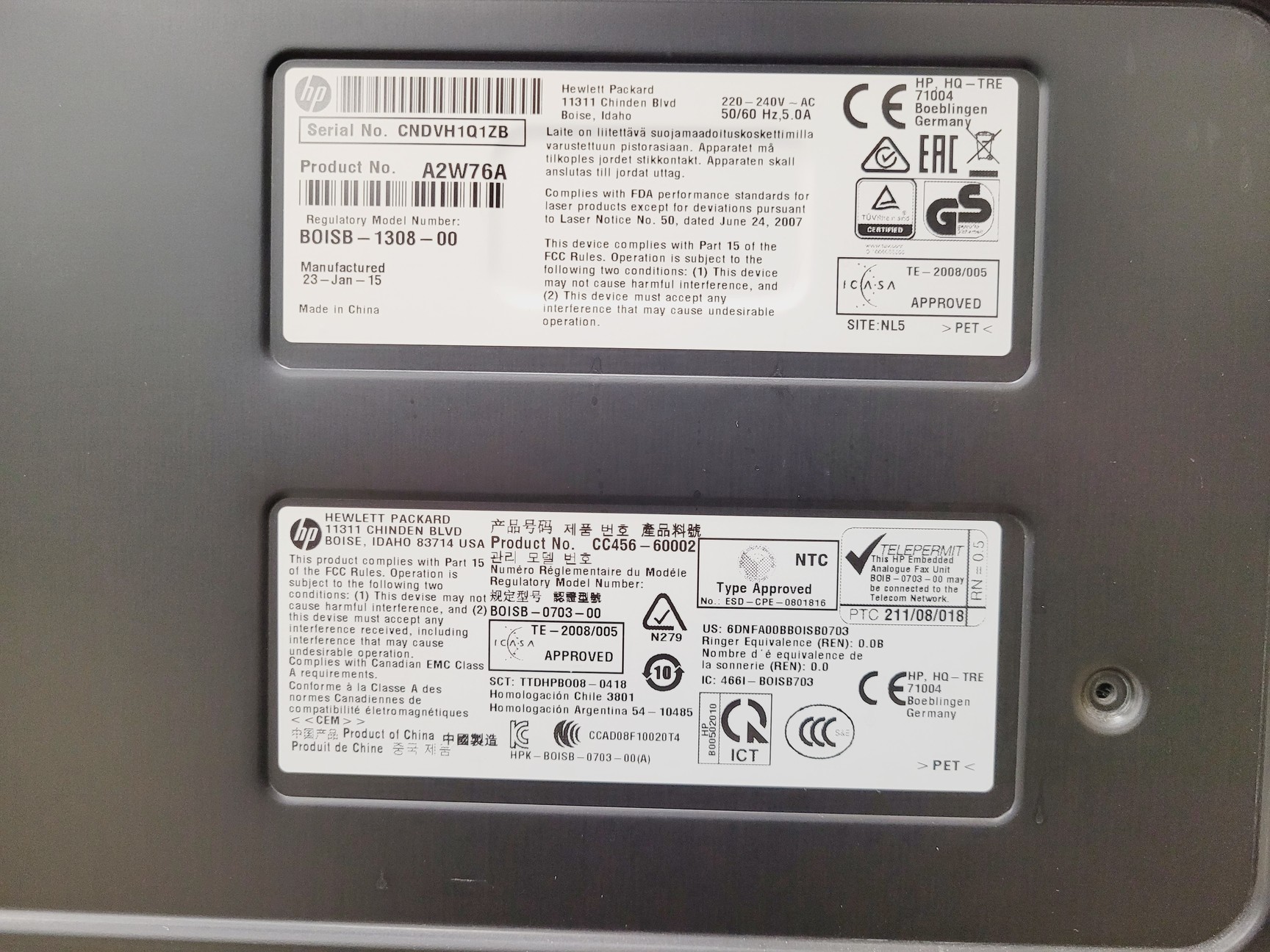 Image of HP Colour Laser Jet Flow MFP M880 Series Printer