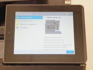 Thumbnail image of HP Colour Laser Jet Flow MFP M880 Series Printer