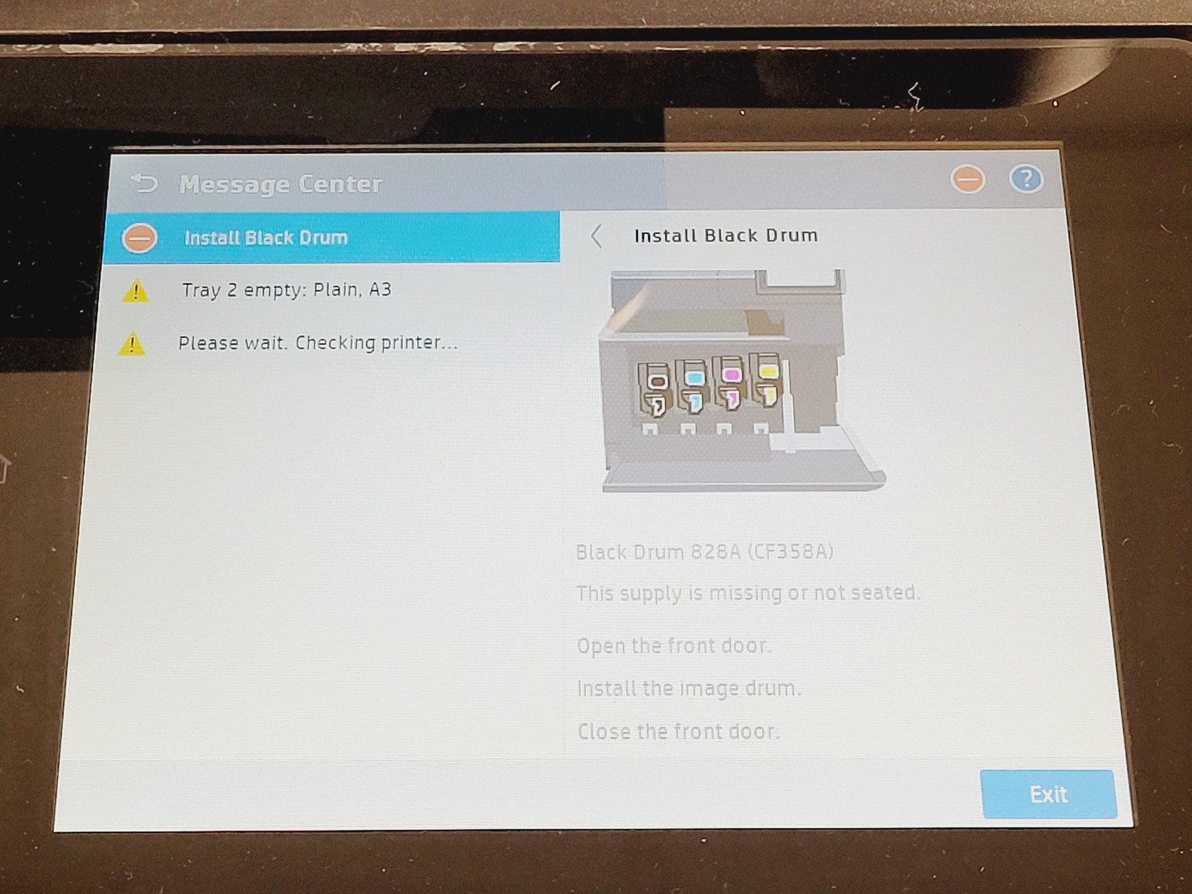 Image of HP Colour Laser Jet Flow MFP M880 Series Printer