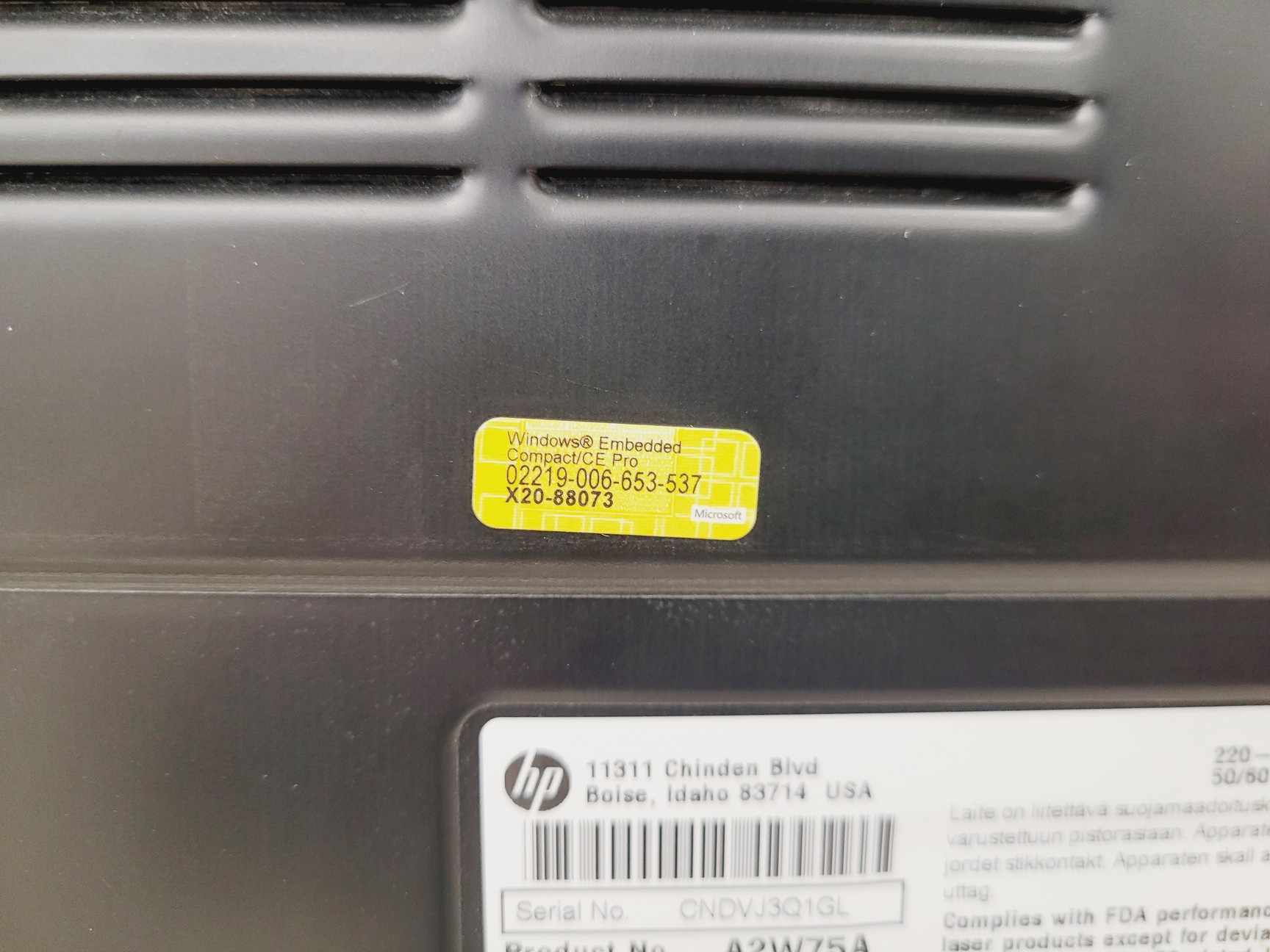 Image of HP Colour Laser Jet Flow MFP M880 Series Printer