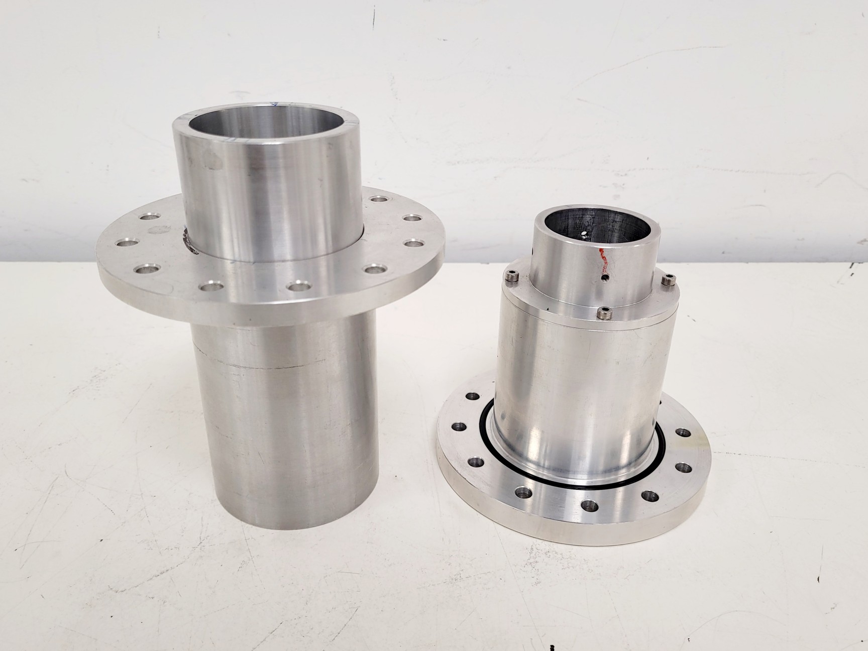 Image of Various Aluminium Chamber Components, Flanges, Viewports & Feed-Throughs 