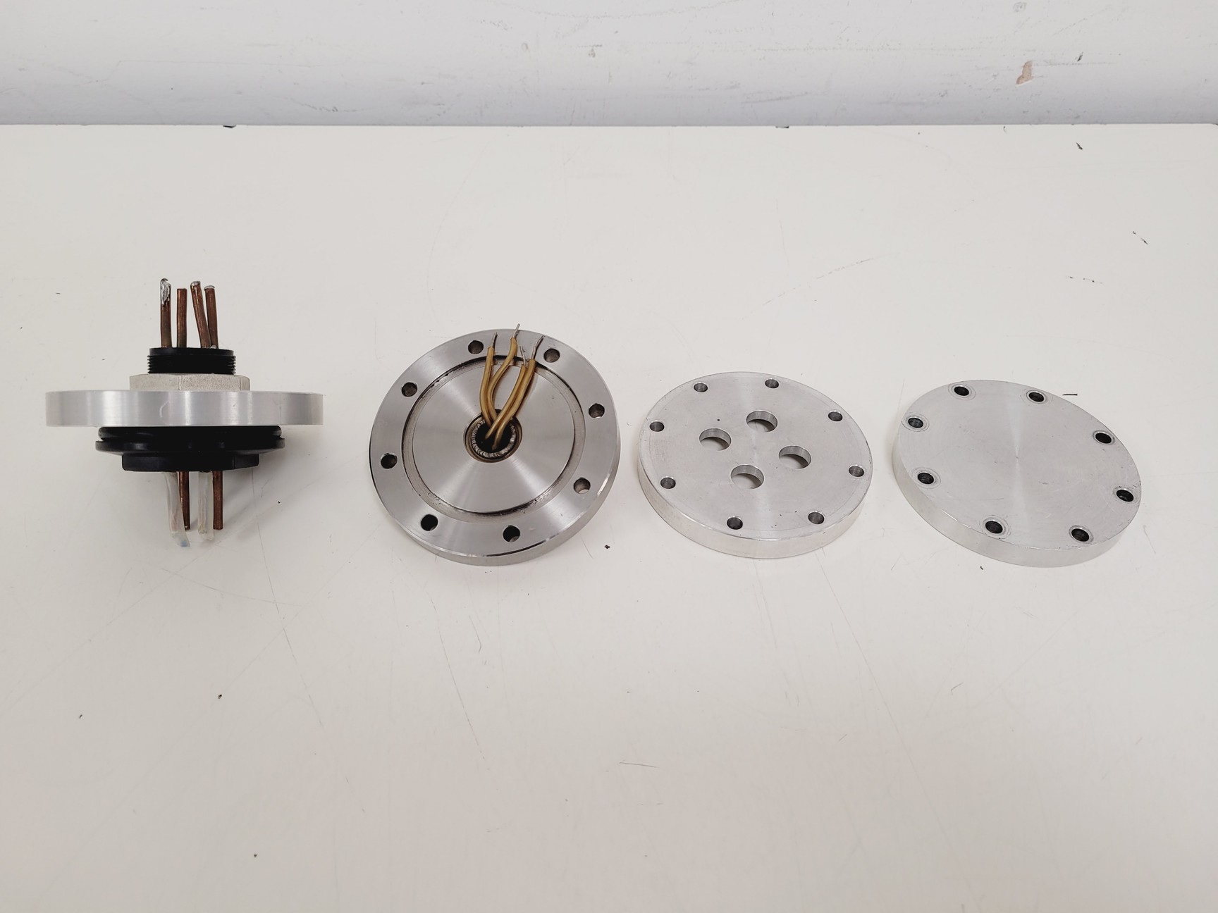 Image of Various Aluminium Chamber Components, Flanges, Viewports & Feed-Throughs 