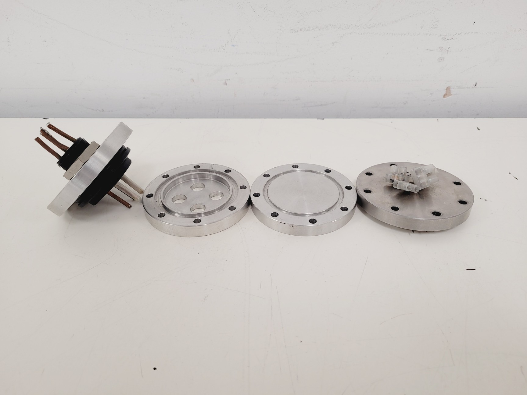 Image of Various Aluminium Chamber Components, Flanges, Viewports & Feed-Throughs 