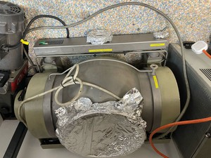 Thumbnail image of Pfieffer Twin Mechanical Turbo Pump w/ Power Supply