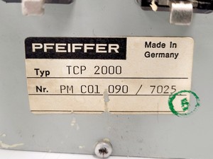 Thumbnail image of Pfeiffer Twin Mechanical Turbo Pump TPH 2000 S w/ Power Supply TCP 2000
