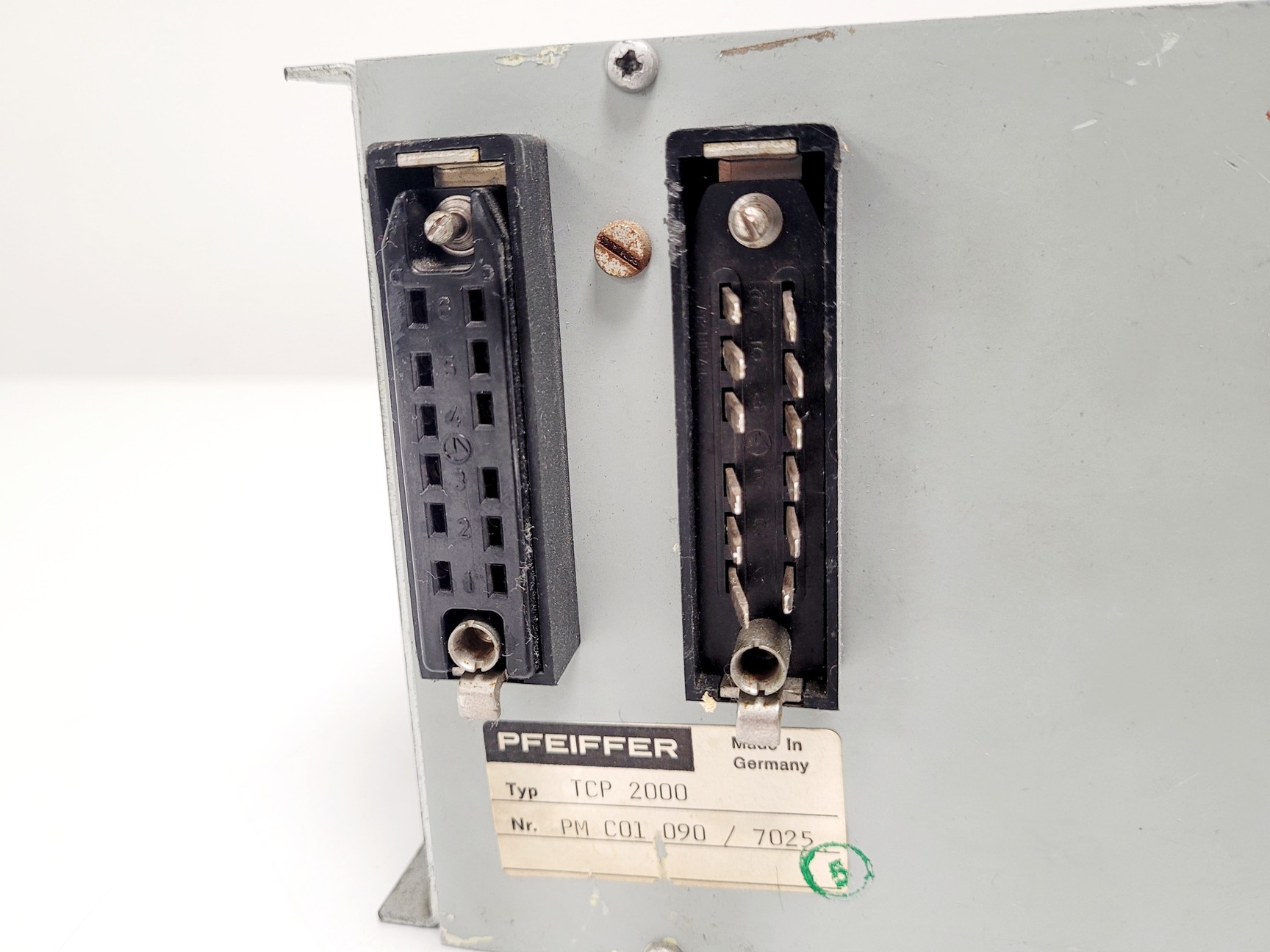 Image of Pfeiffer Twin Mechanical Turbo Pump TPH 2000 S w/ Power Supply TCP 2000