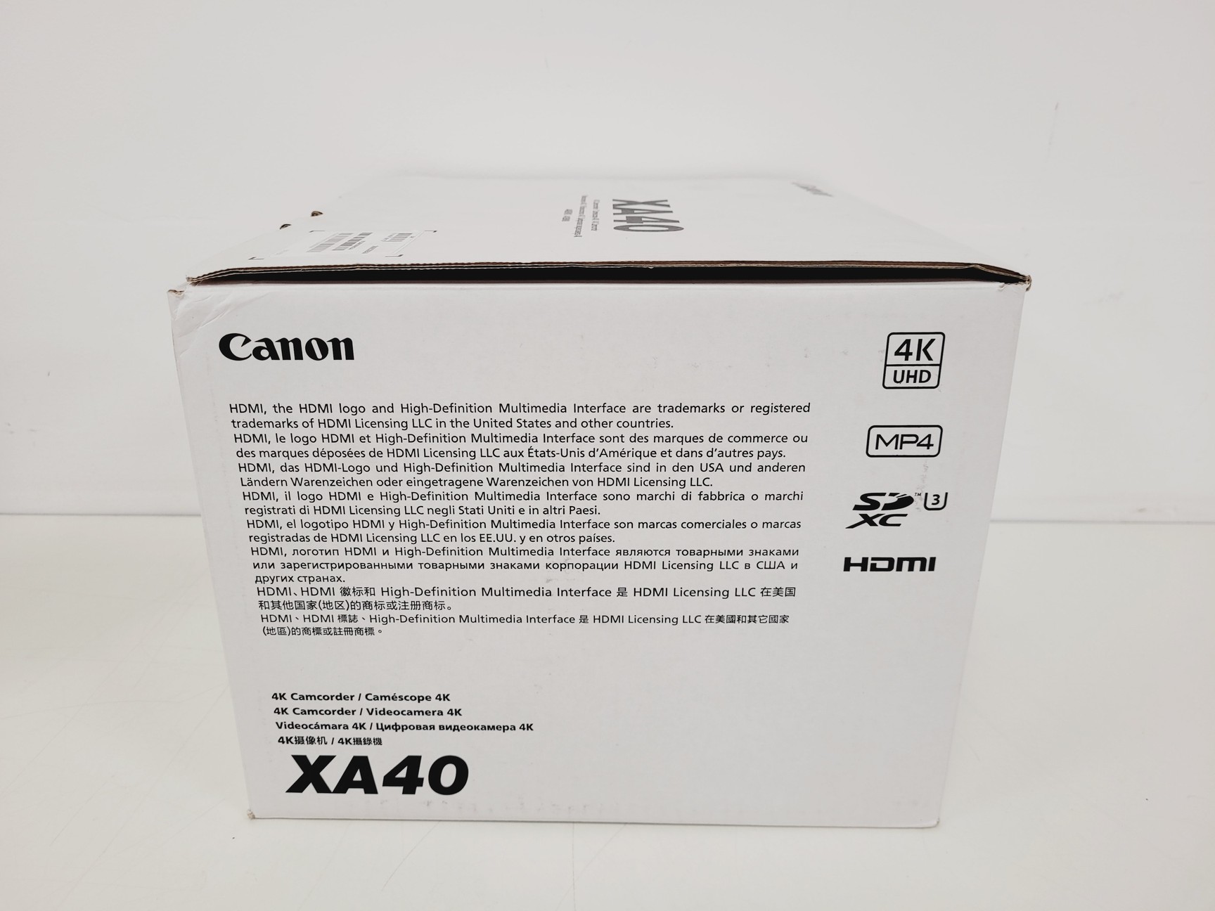Image of Canon XA40 4K Professional Camcorder 