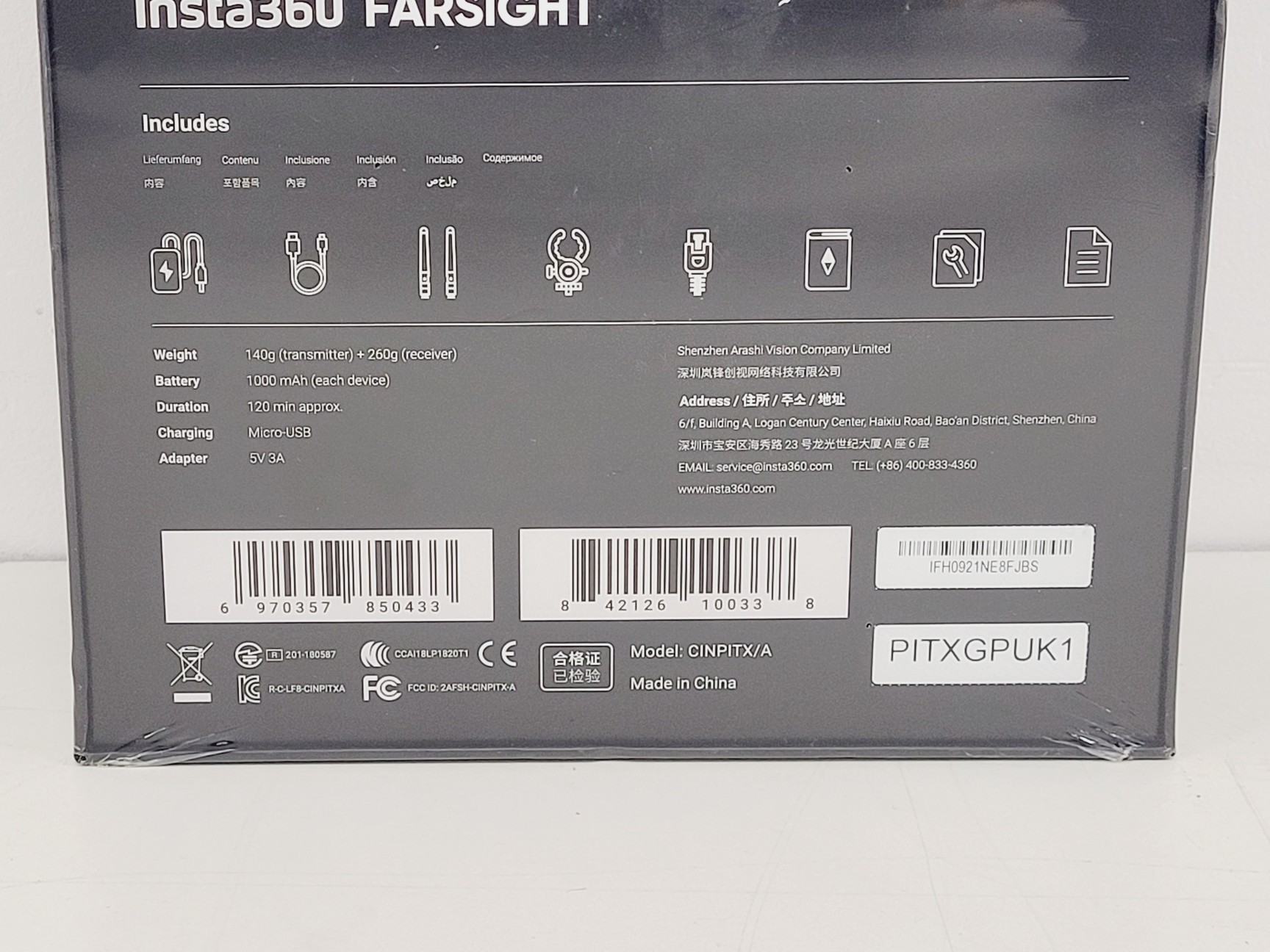 Image of Insta360 Farsight CINPITX/A Wireless Control System for Pro 2 Pro VR Lab