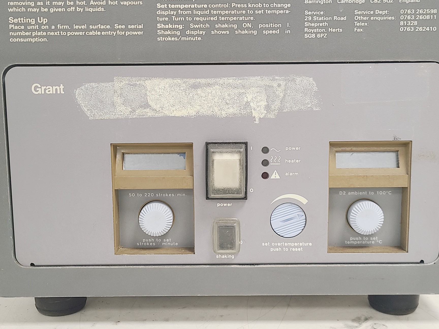 Image of Grant SS40-D2 Shaking Waterbath