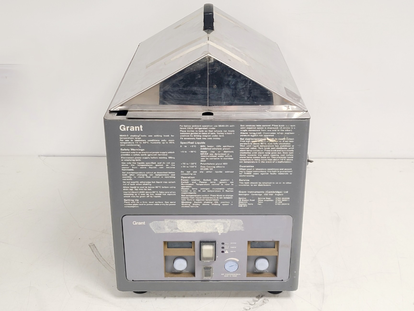 Image of Grant SS40-D2 Shaking Waterbath