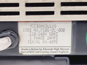 Thumbnail image of Edwards Modulyo Freeze Dryer with Edwards 5 Vacuum Pump