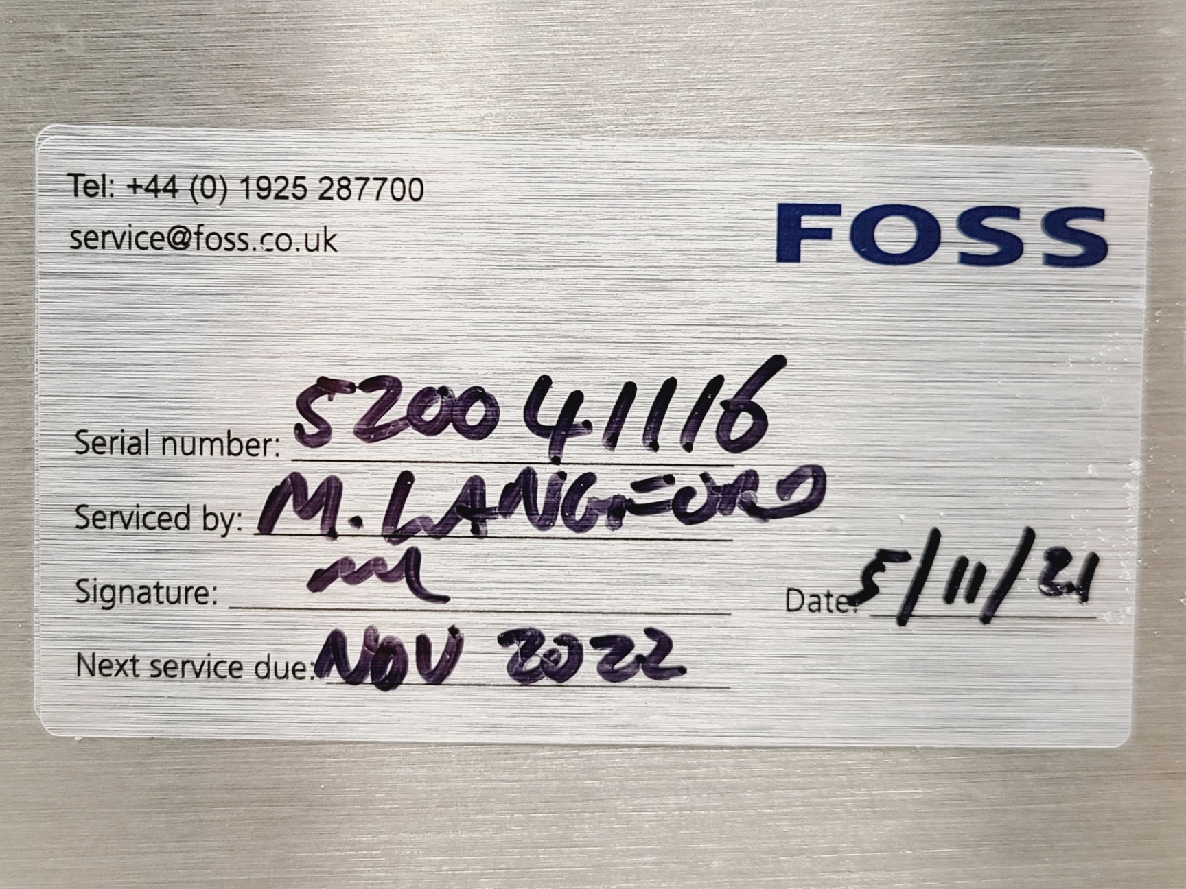 Image of Foss MilkoScan Minor Type 78110 Lab 