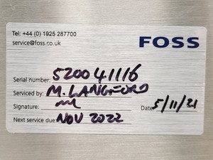 Thumbnail image of Foss MilkoScan Minor Type 78110 Lab 