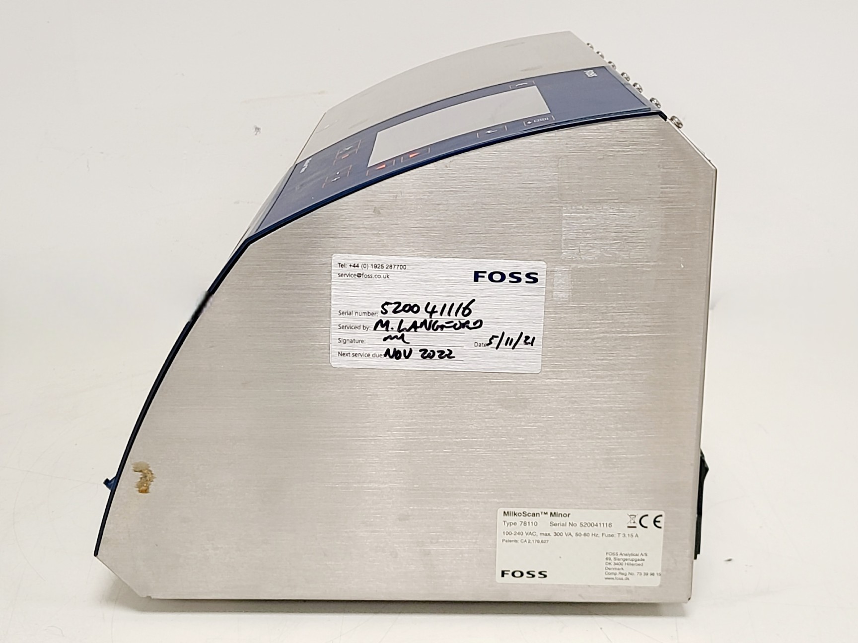 Image of Foss MilkoScan Minor Type 78110 Lab 