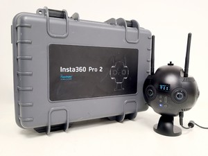 Image of Insta360 Pro 2 with 2x Rechargable Batteries in Hard Shell Carry Case