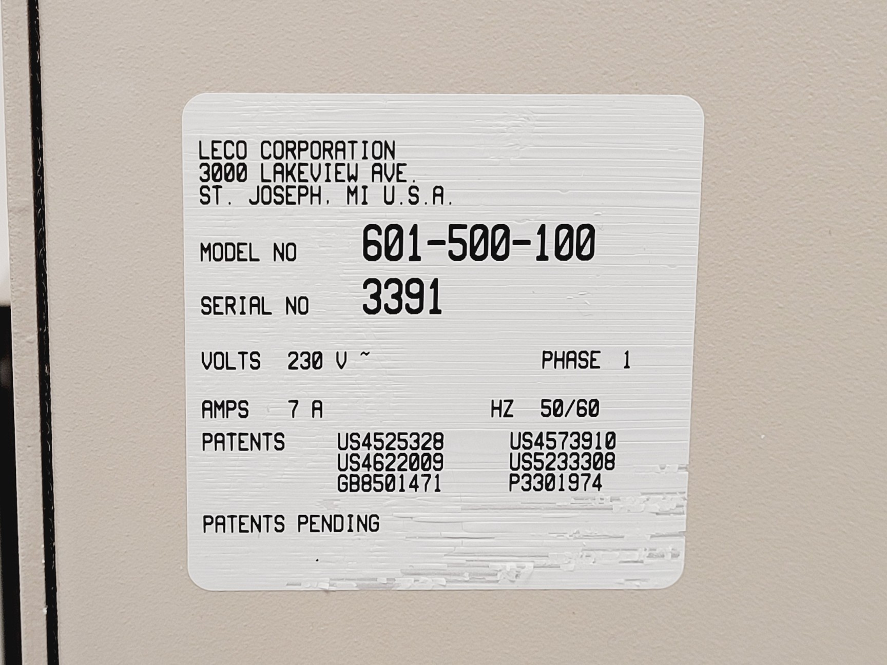 Image of Leco FP-528 Nitrogen/Protein Determinator w/ Service Kit, Software and Manual