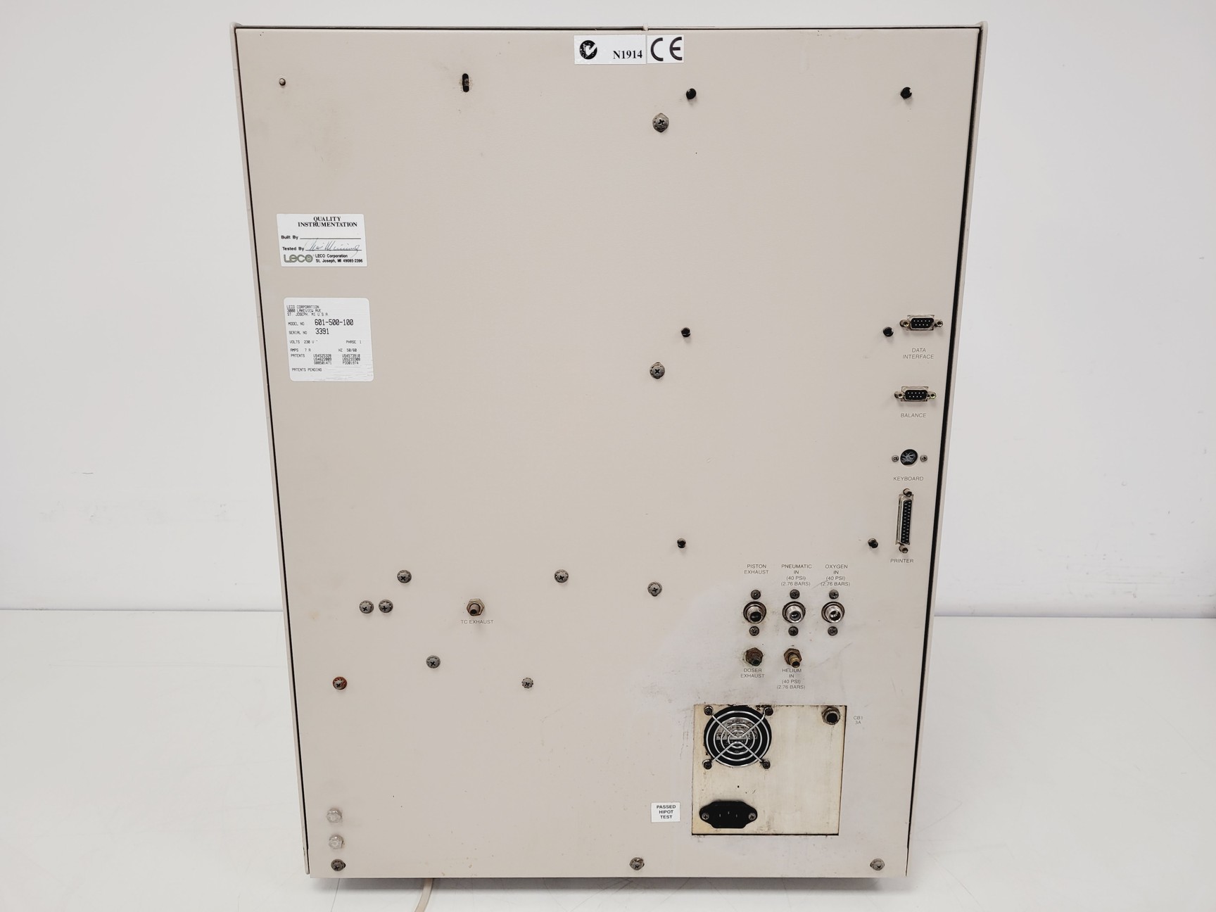 Image of Leco FP-528 Nitrogen/Protein Determinator w/ Service Kit, Software and Manual