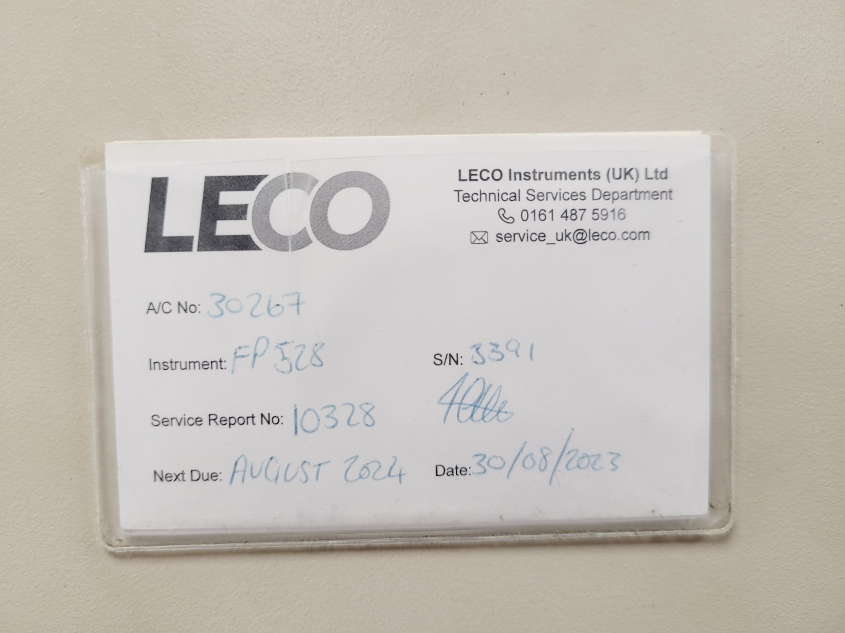 Image of Leco FP-528 Nitrogen/Protein Determinator w/ Service Kit, Software and Manual