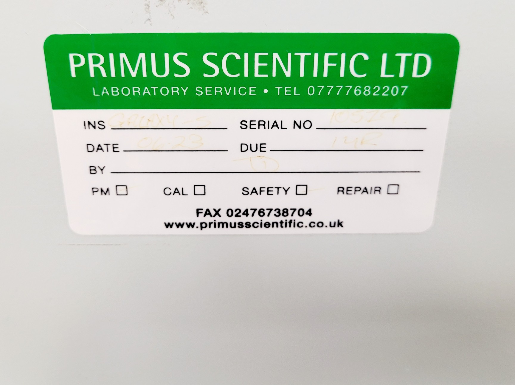 Image of RS Biotech Galaxy S 200 Incubator CO2 Lab