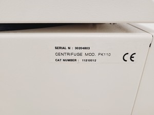 Thumbnail image of ALC PK110 Benchtop Centrifuge