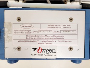 Thumbnail image of Vacuubrand MZ 2C / 1.7 Diaphragm Vacuum Pump