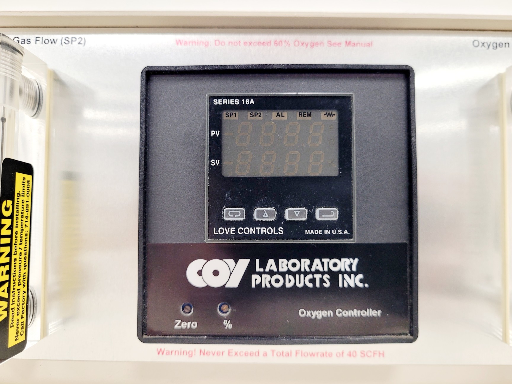 Image of Coy Air Products Oxygen Controller and Air Lock Purge, Series 16A