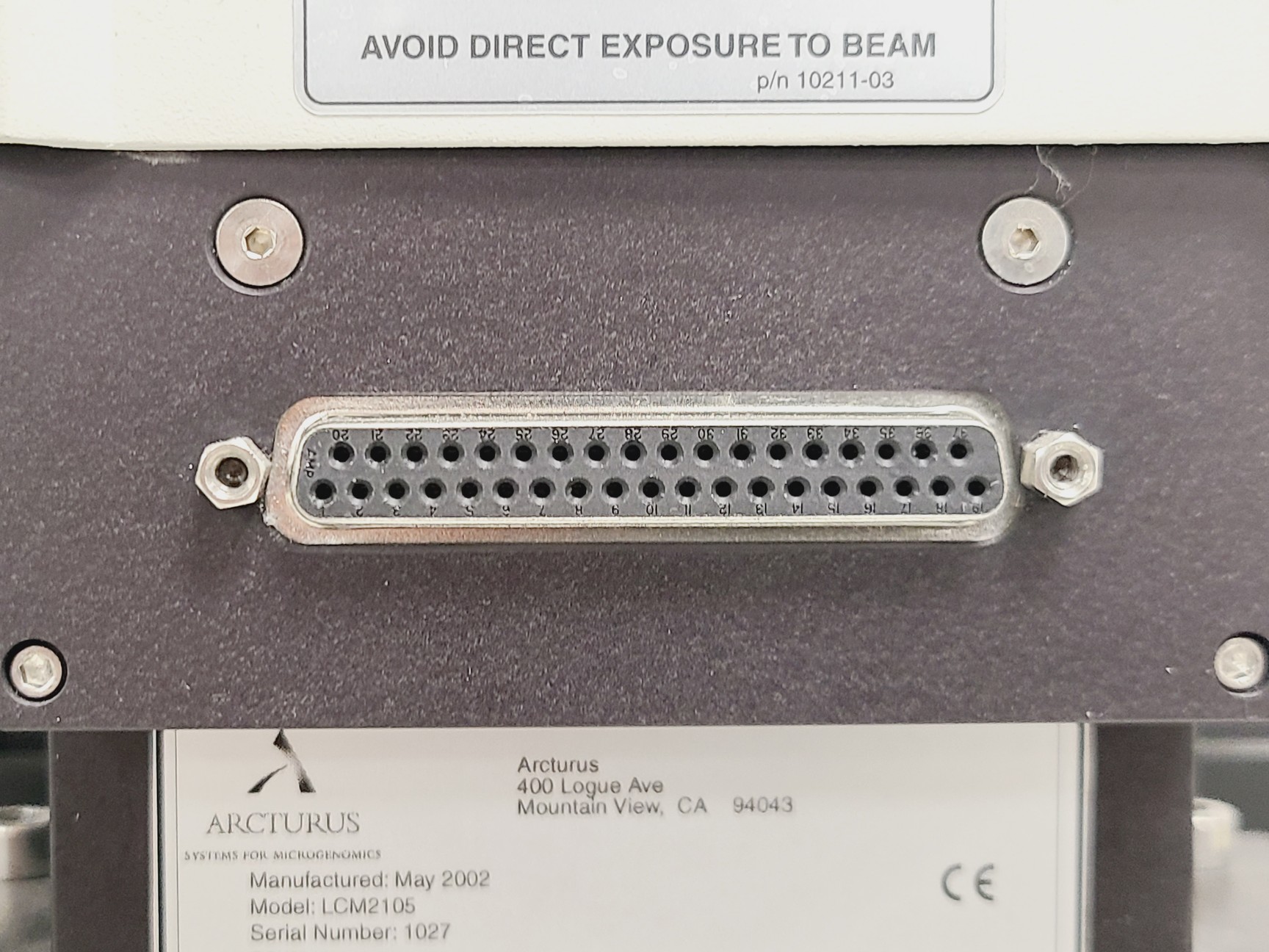 Image of Arcturus PixCell IIe LCM2105 with COHU 1352-5000/0000 Camera Lab