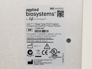 Thumbnail image of Applied Biosystems-Life Technologies ViiA 7 96-Well Real-Time PCR Instrument