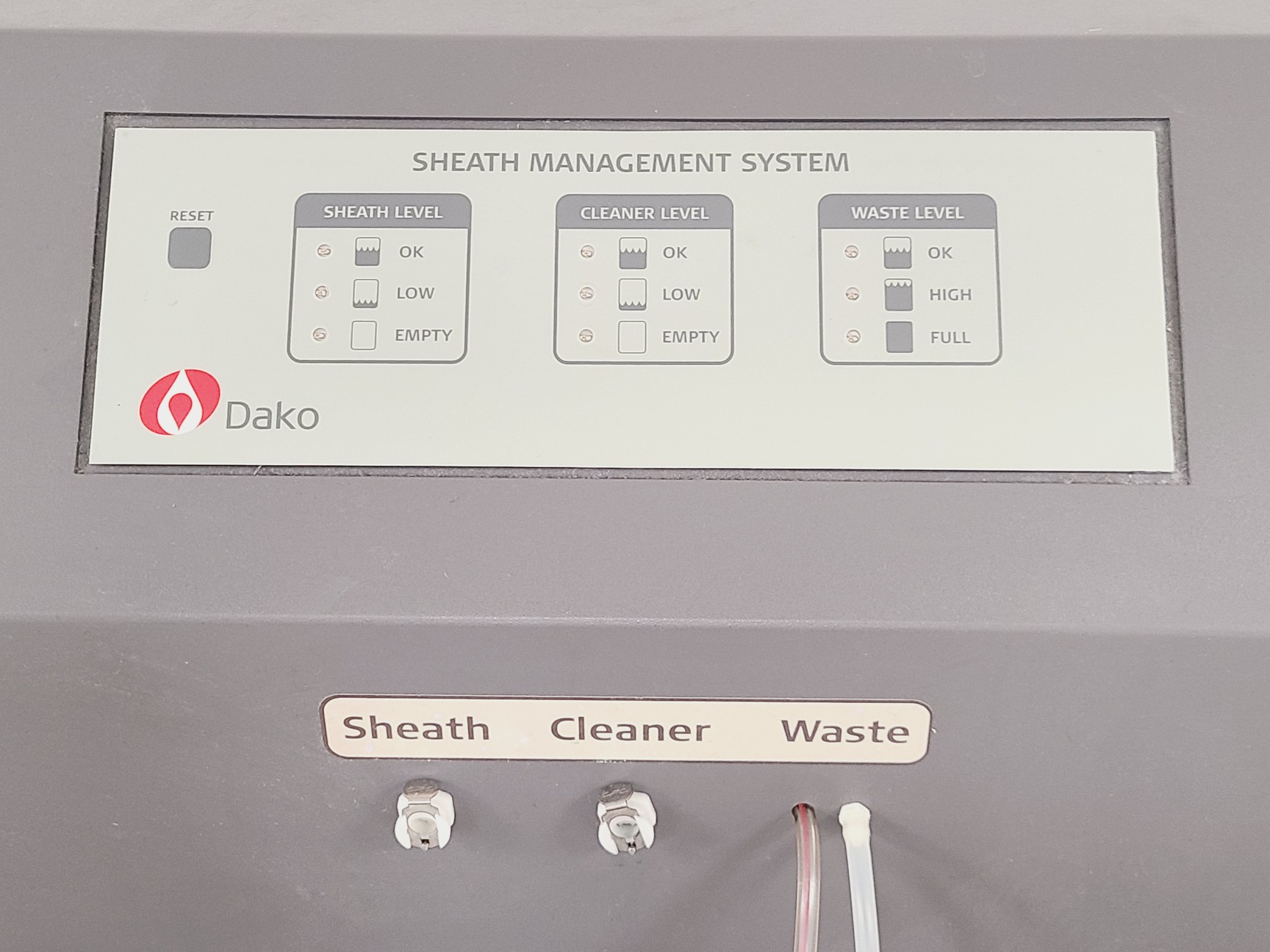 Image of Beckman CyAn ADP Flow Cytometer with DAKO Sheath Management System Lab