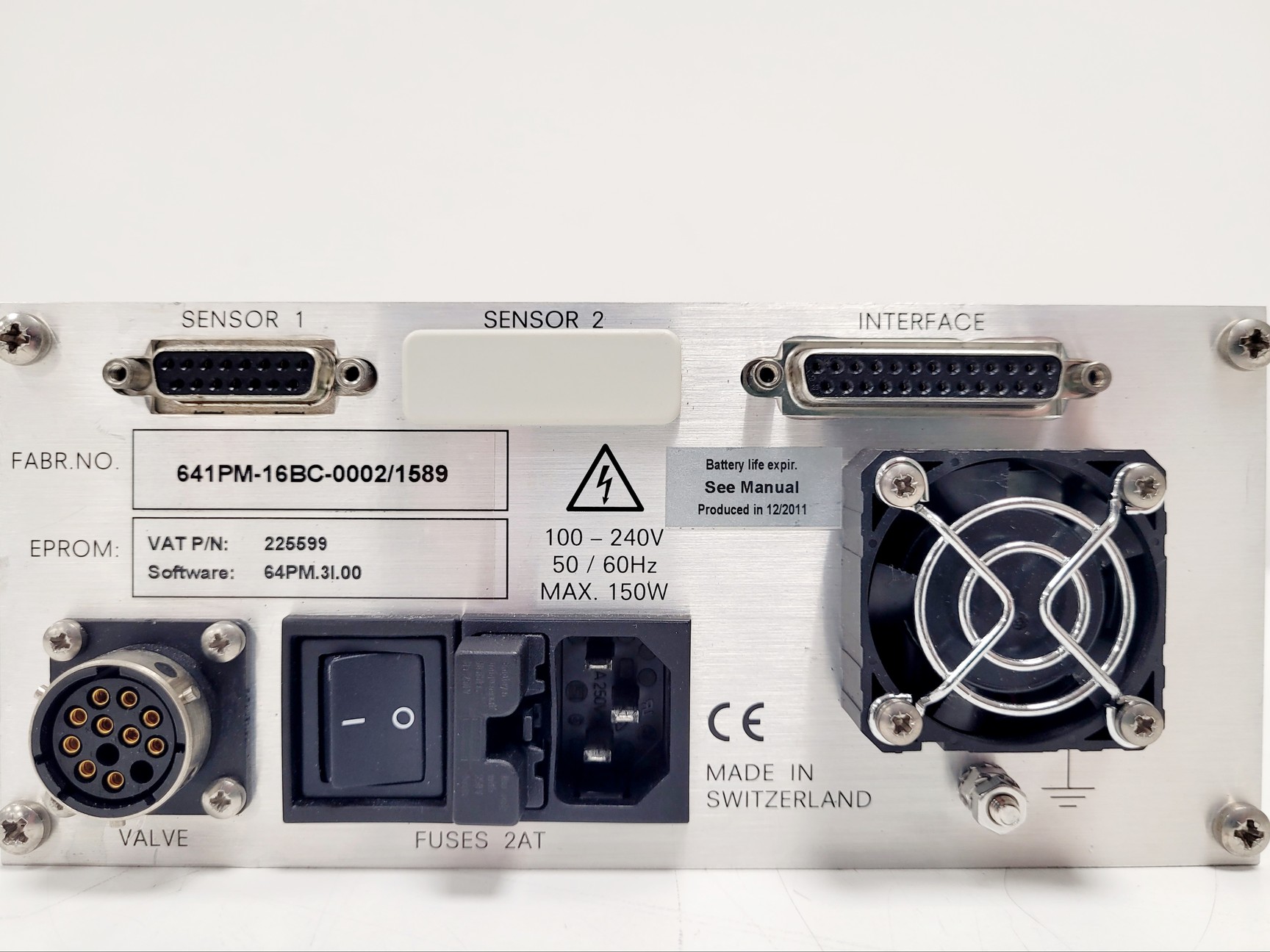 Image of VAT PM-5 Adaptive Pressure Controller UHV Lab
