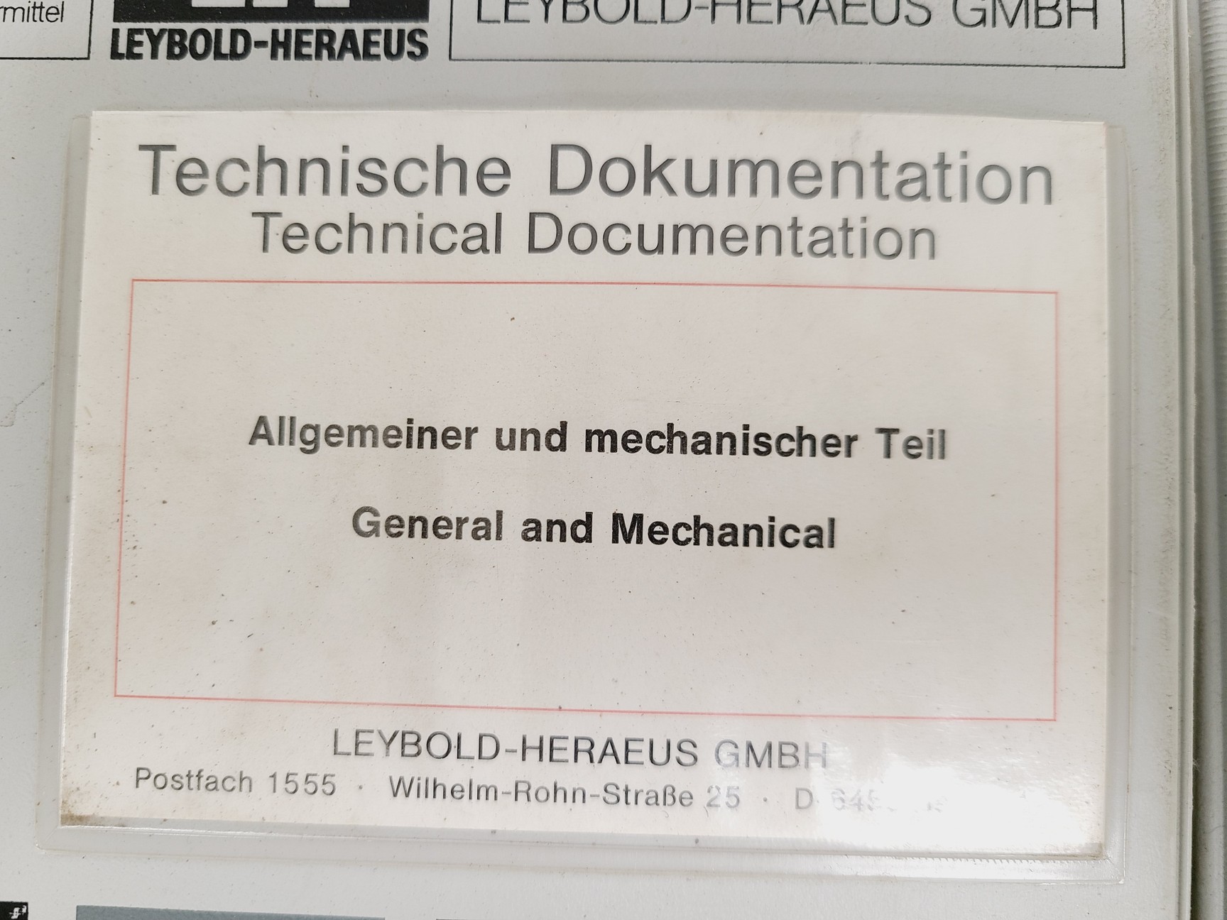 Image of Leybold L560 Sputter Deposition System