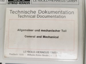 Thumbnail image of Leybold L560 Sputter Deposition System