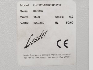 Thumbnail image of Scientific Laboratory Supplies GP/120/SS/250/HYD Heating Cabinet