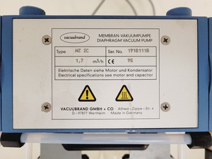Thumbnail image of Vacuubrand MZ 2C Diaphragm Vacuum Pump