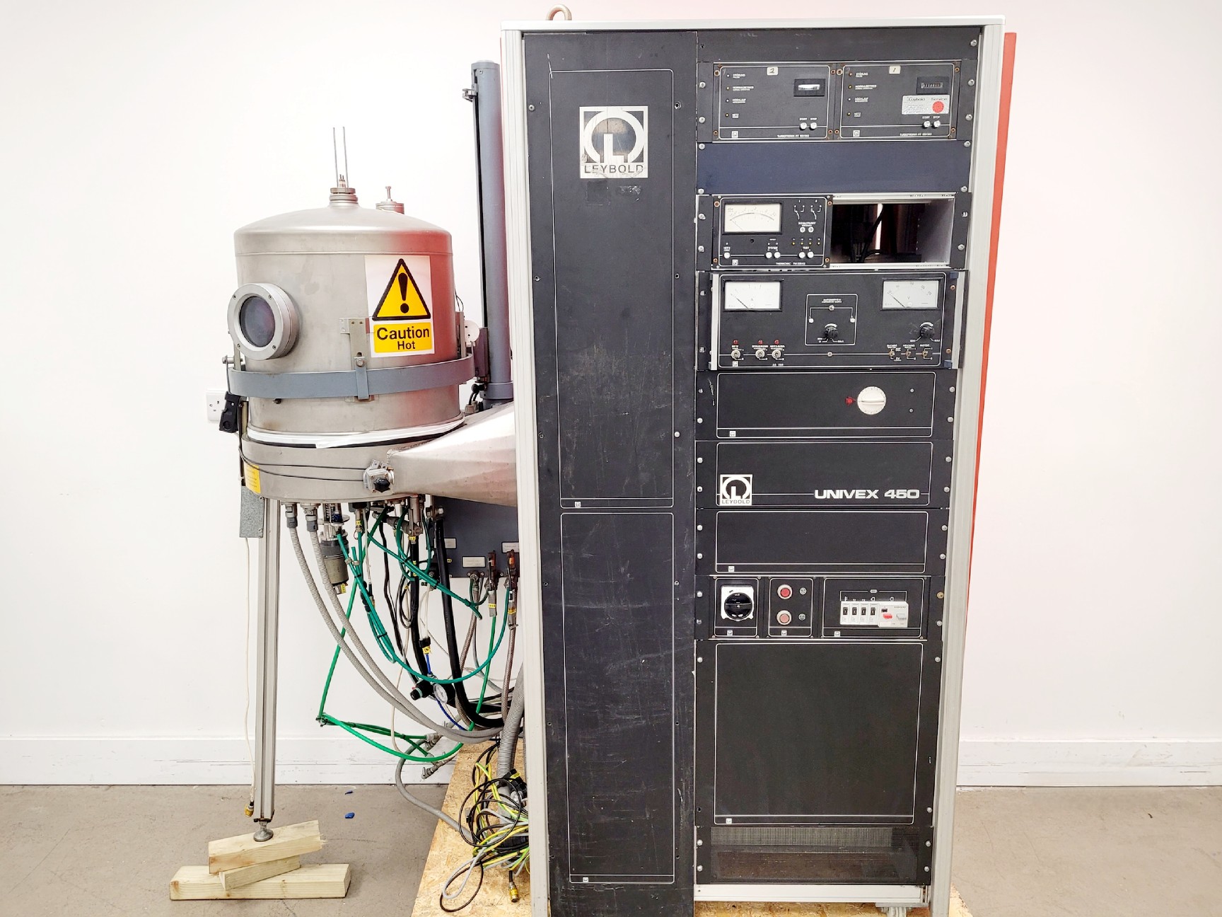 Image of Leybold Univex 450 Electron Beam Evaporator System w/ Control Unit 