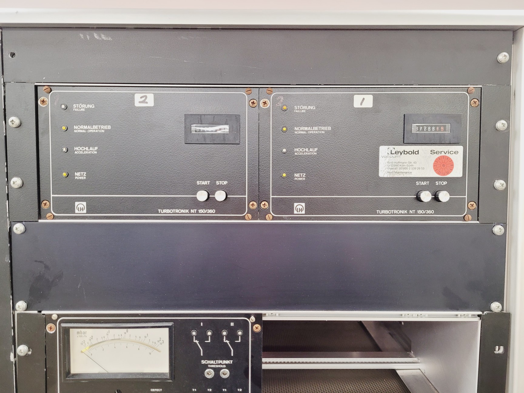 Image of Leybold Univex 450 Electron Beam Evaporator System w/ Control Unit 