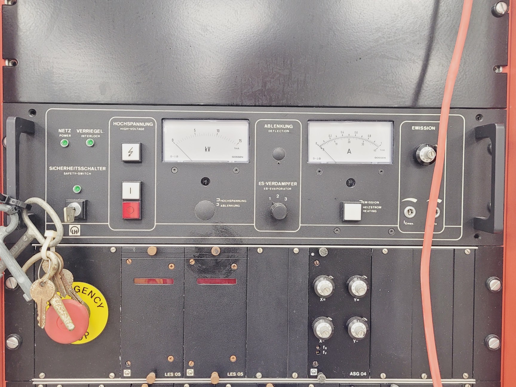 Image of Leybold Univex 450 Electron Beam Evaporator System w/ Control Unit 